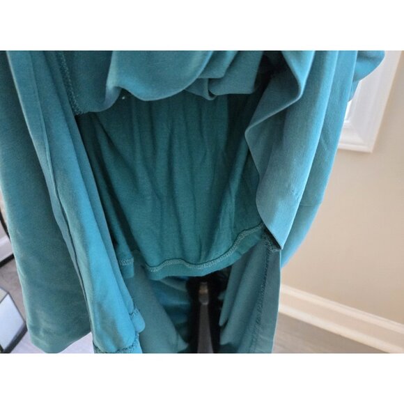 Maeve Assymetrical Dark Teal Dress Greek Style - Picture 9 of 9